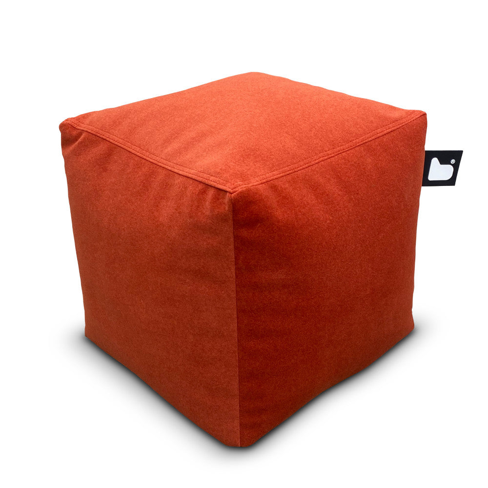 Extreme Lounging - b-box indoor suede rust - poef